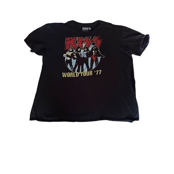 KISS World Tour ‘77 Graphic Tee - Picture 1 of 4